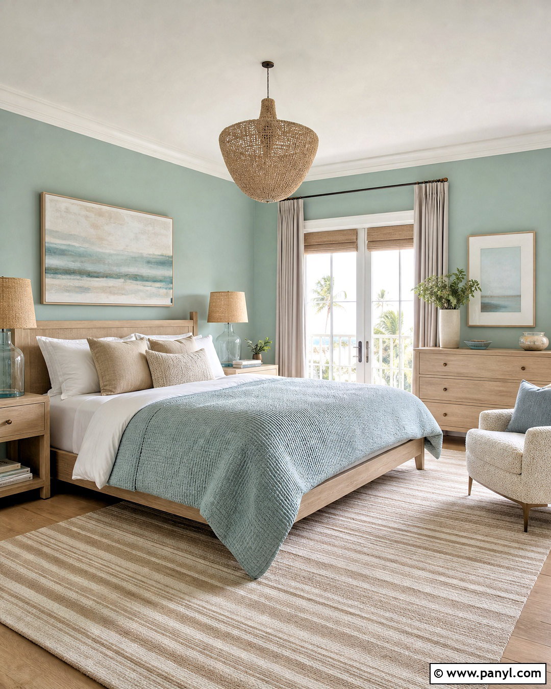 Sea Salt Green Bedroom - 20 green bedroom paint colors