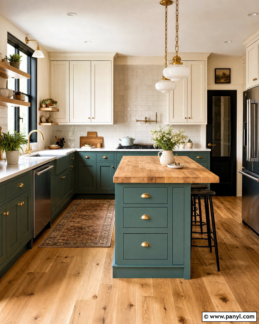 Sea Salt Kitchen With Butcher Block - 20 sea salt sherwin williams kitchen ideas