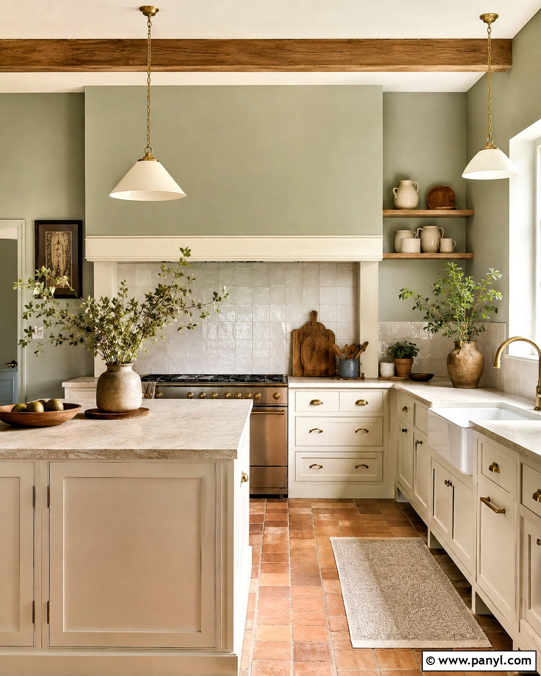 Sea Salt Kitchen With Cream Cabinets - 35 sea salt kitchen walls