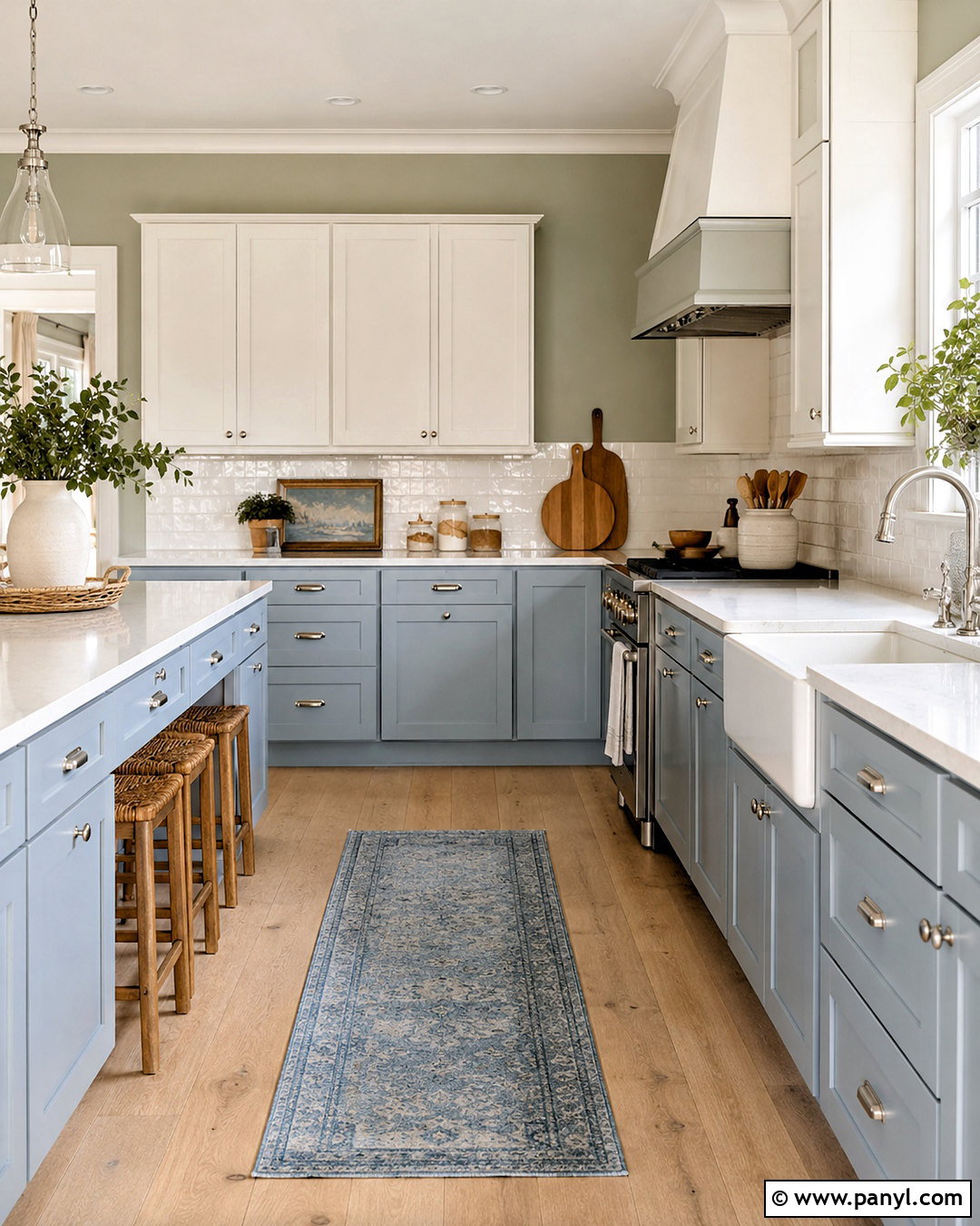 Sea Salt Kitchen With Dusty Blue Cabinets - 35 sea salt kitchen walls
