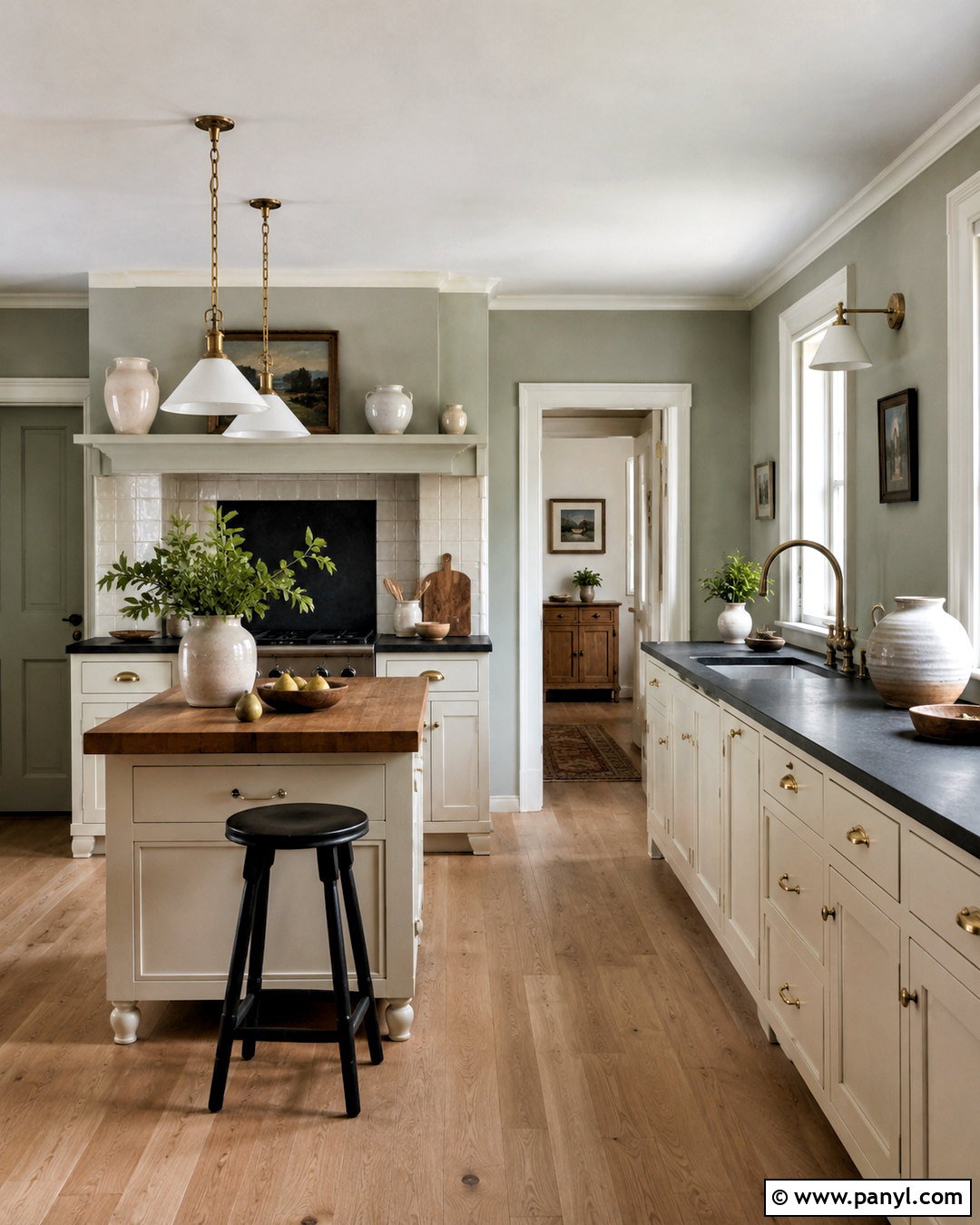 Sea Salt Kitchen With Soapstone Counters - 35 sea salt kitchen walls