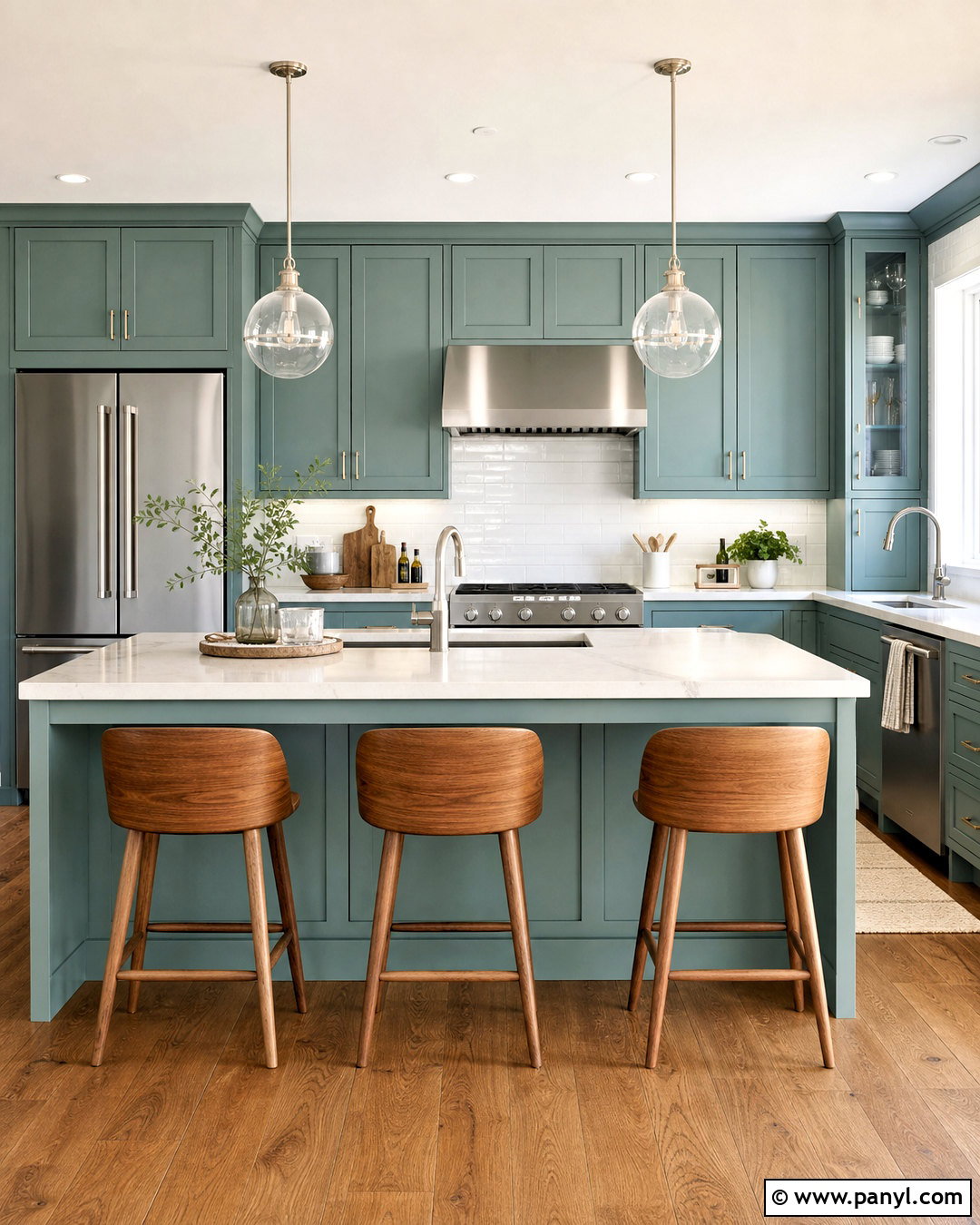 Sea Salt Kitchen With Stainless Steel Appliances - 20 sea salt sherwin williams kitchen ideas