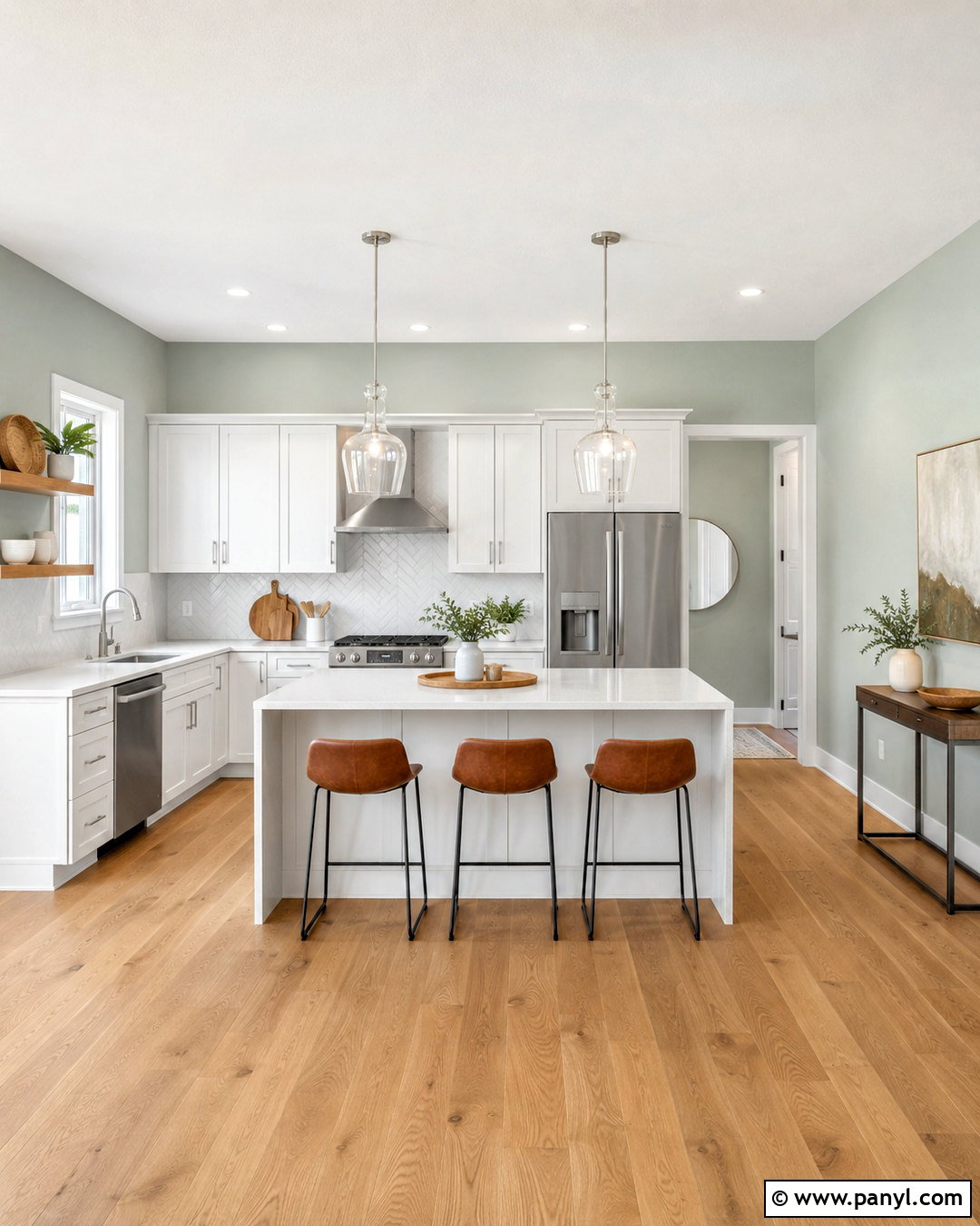 Sea Salt Kitchen With Stainless Steel Appliances - 35 sea salt kitchen walls
