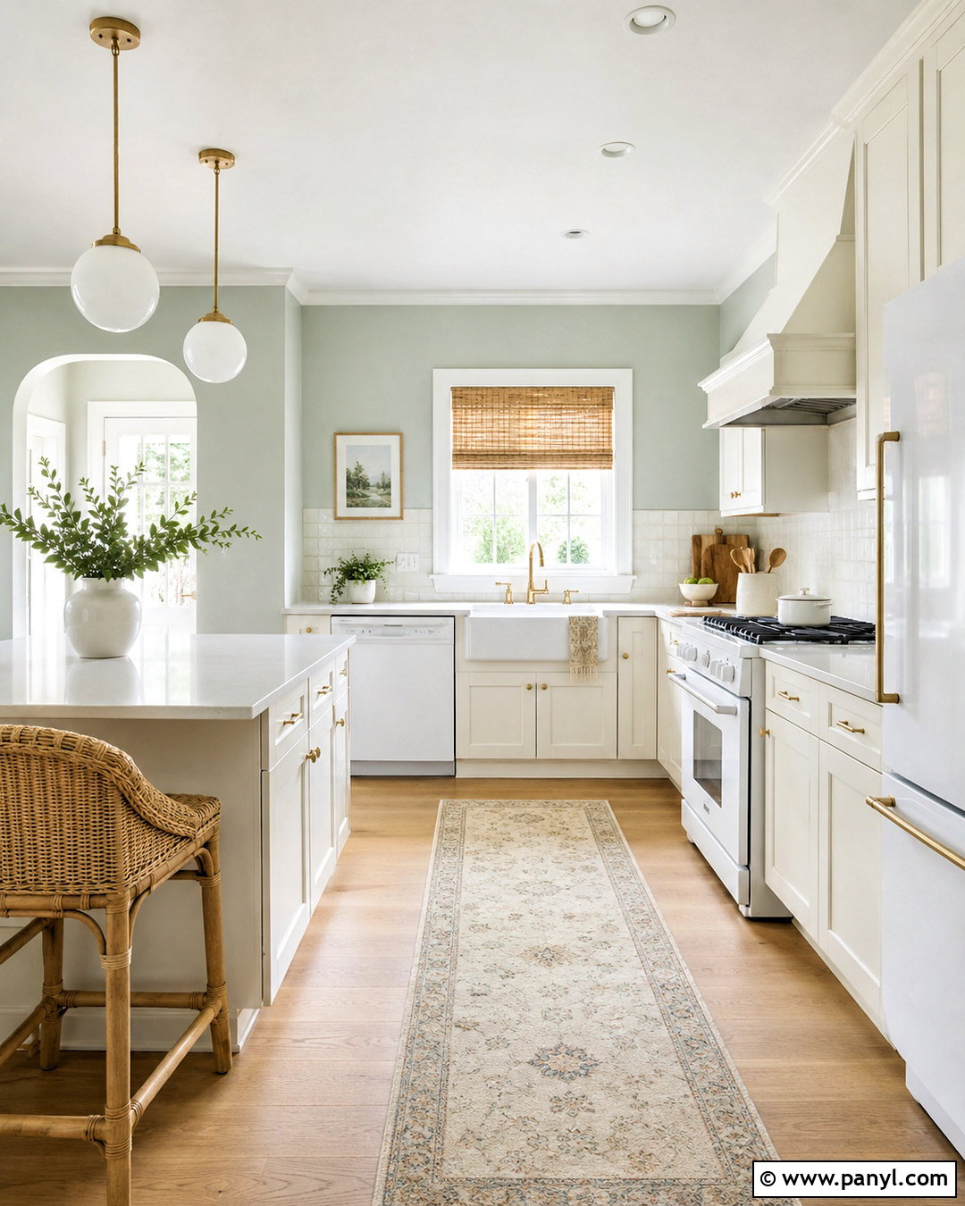 Sea Salt Kitchen With White Appliances - 35 sea salt kitchen walls