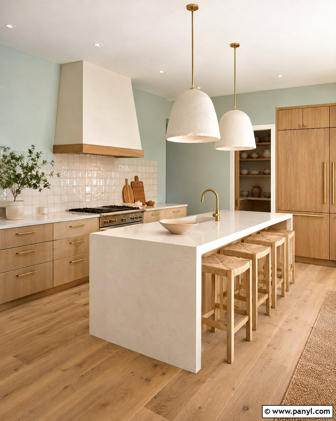 Sea Salt Kitchen With Zellige Backsplash - 35 sea salt kitchen walls