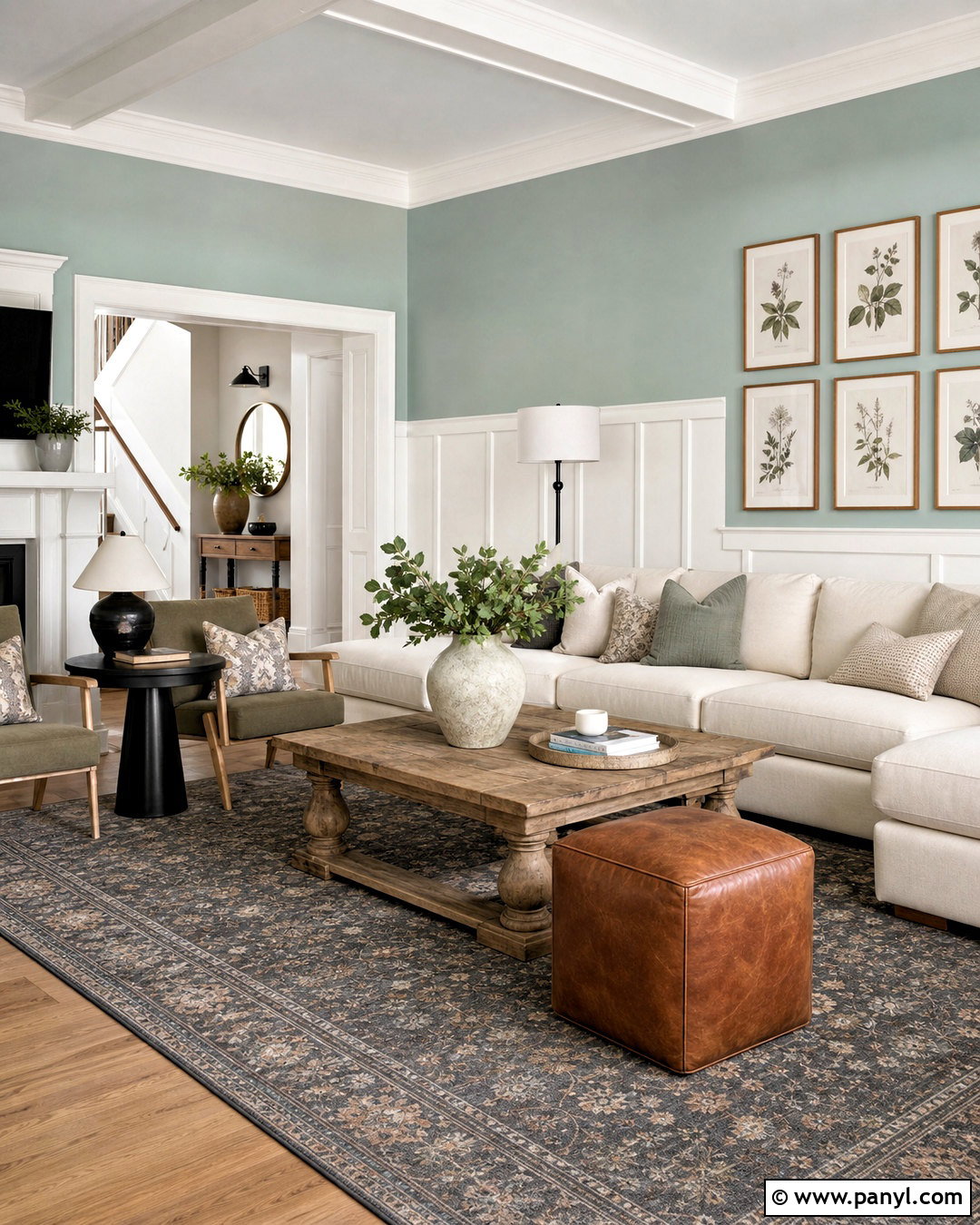 Sea Salt Modern Farmhouse Living Room - 20 sea salt sherwin williams living room ideas