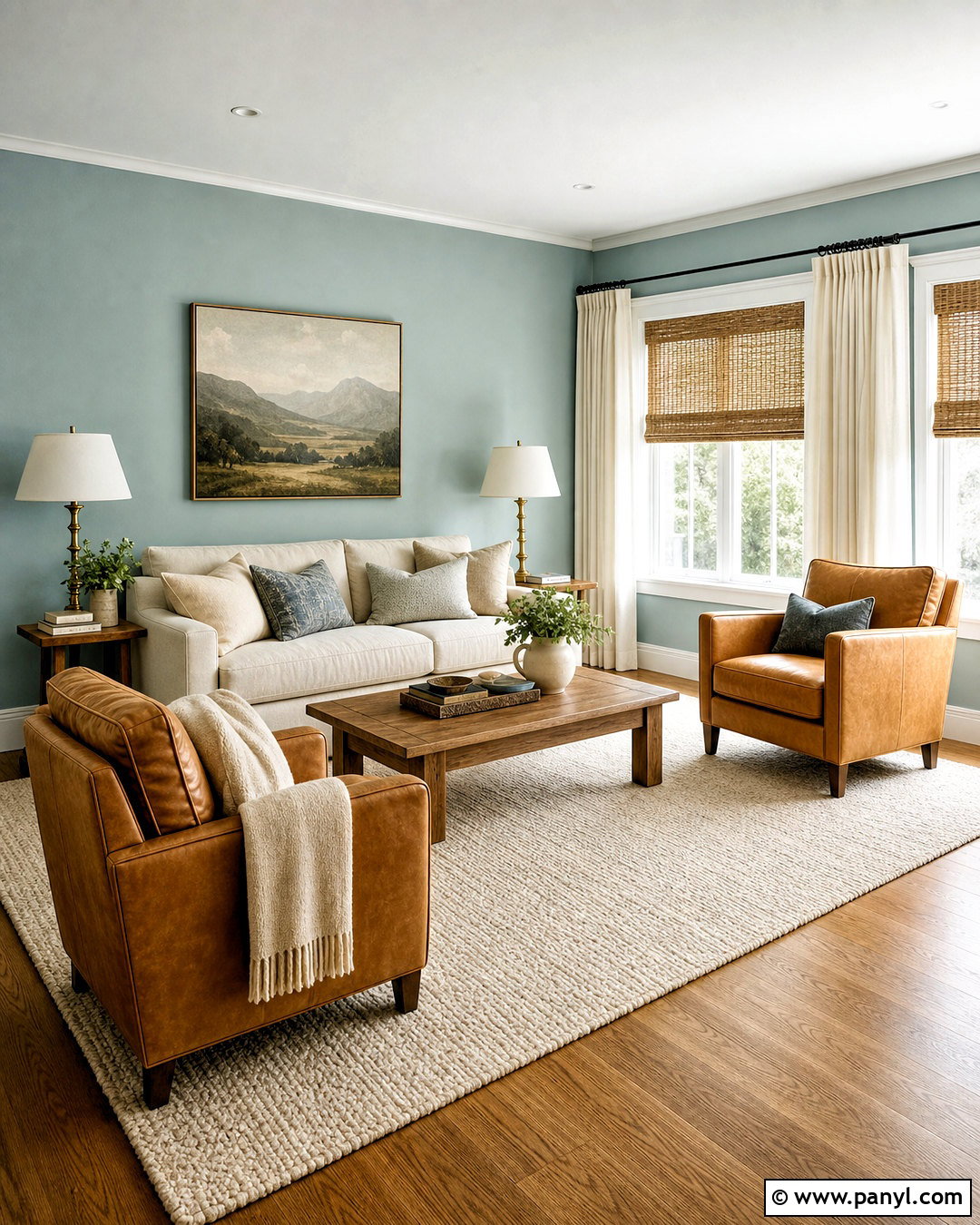 Sea Salt North-Facing Living Room - 20 sea salt sherwin williams living room ideas