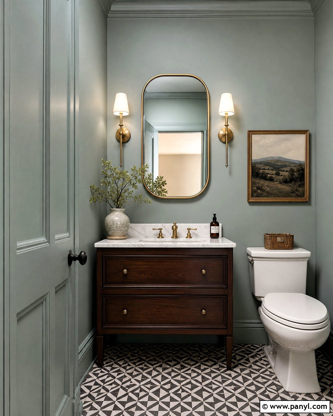 Sea Salt Powder Room - 20 sea salt bathroom ideas