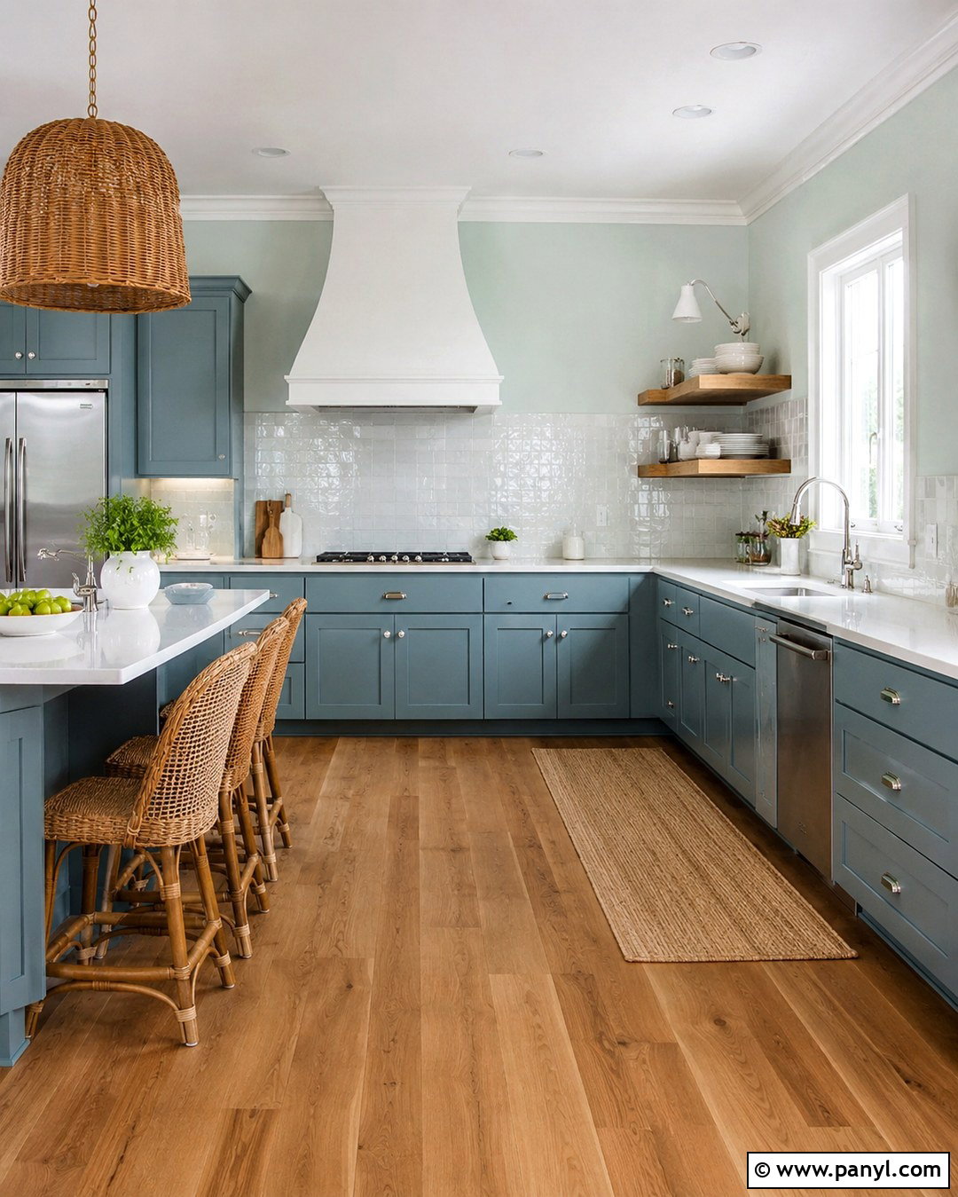 Sea Salt Walls With Blue Gray Cabinets - 20 Sea Salt Walls With Gray Cabinets