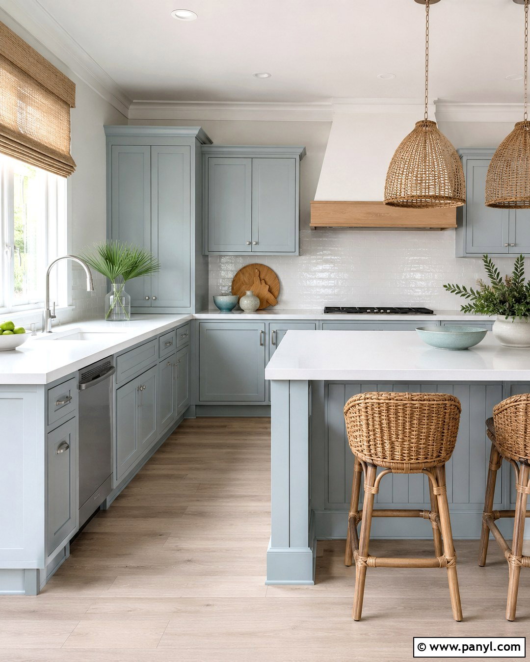 Sea Salt Walls With Coastal Gray Cabinets - 20 Sea Salt Walls With Gray Cabinets
