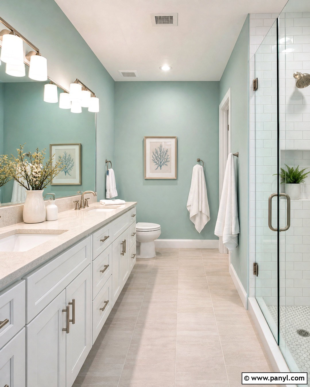 Sea Salt Windowless Bathroom - 20 seasalt sw bathroom ideas