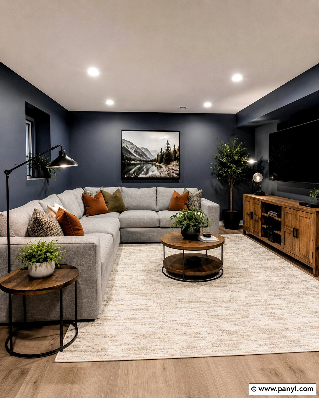 Sea Serpent Basement Den - 20 deep blue paint colors