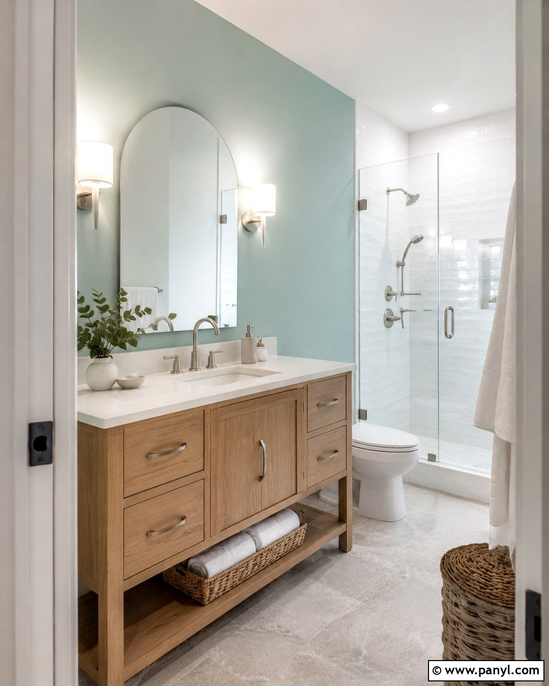 Seafoam Green Accent Wall - 20 Coastal Accent Wall Colors