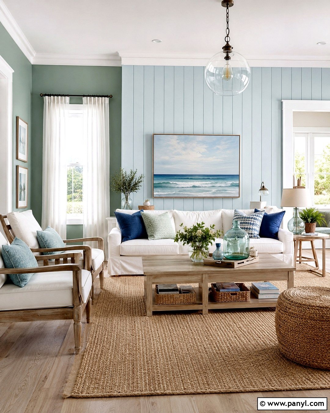 Seafoam Green And Pale Blue Walls - 20 Wall Color Combination With Green Ideas