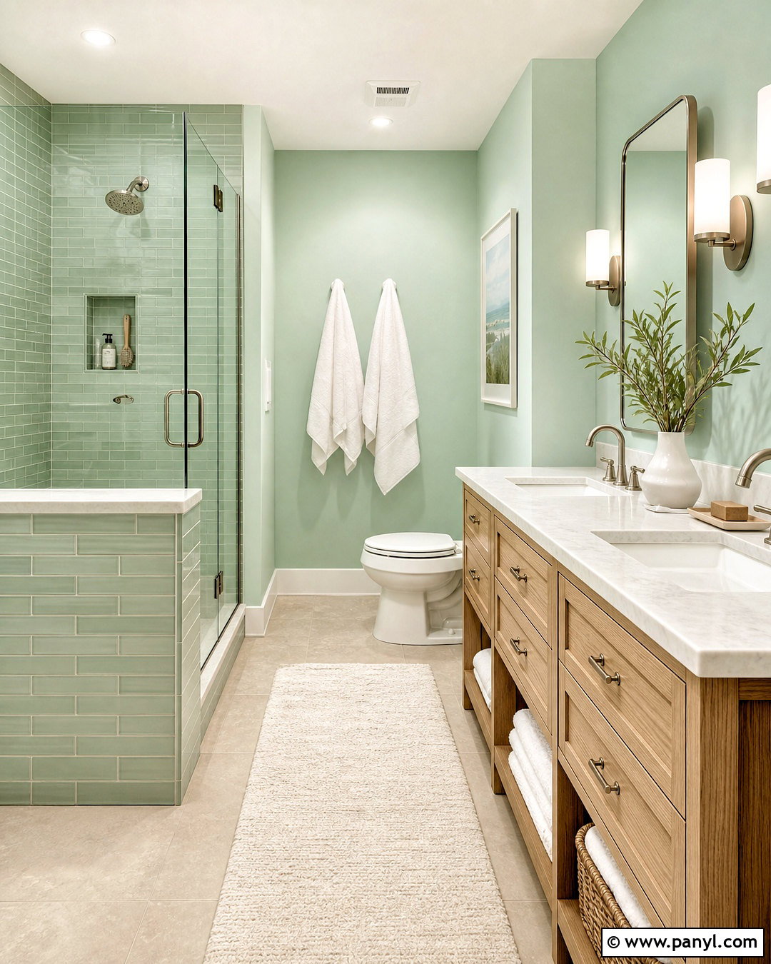 Seafoam Green Bathroom - 20 green room colors