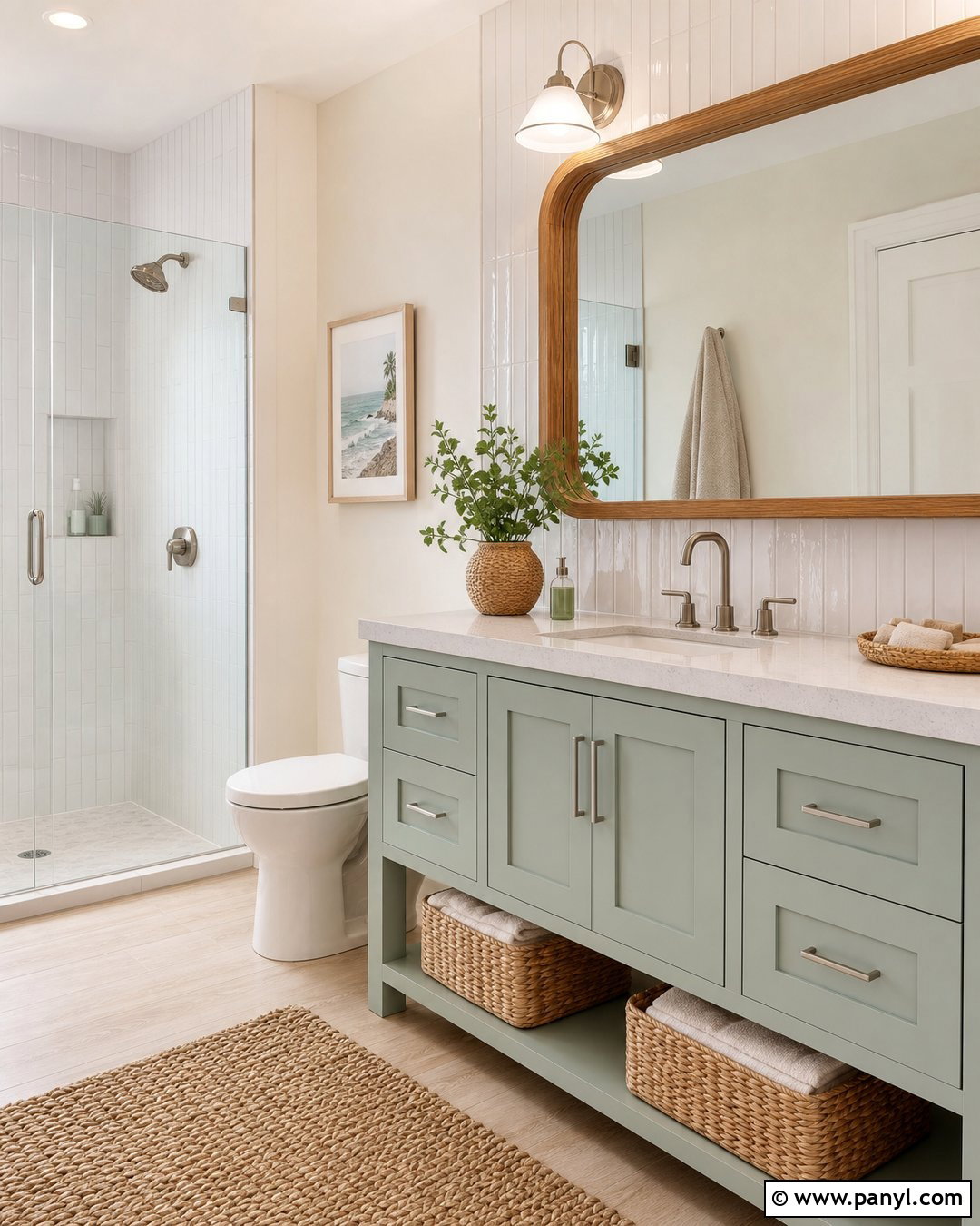 Seafoam Green Bathroom Vanity - 35 painted bathroom vanity colors