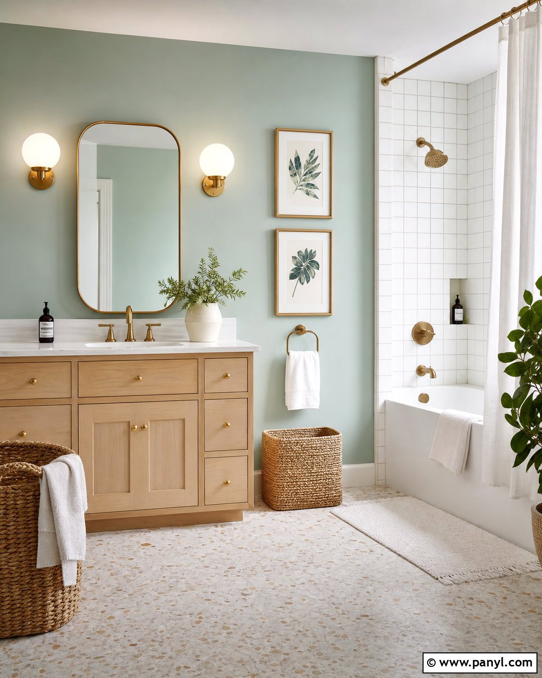 Seafoam Green Bathroom Walls - 20 Light Colors For Bathroom Walls