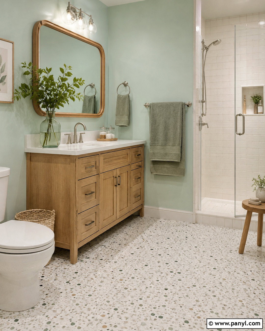 Seafoam Green Bathroom Walls - 20 paint colors for bathroom walls