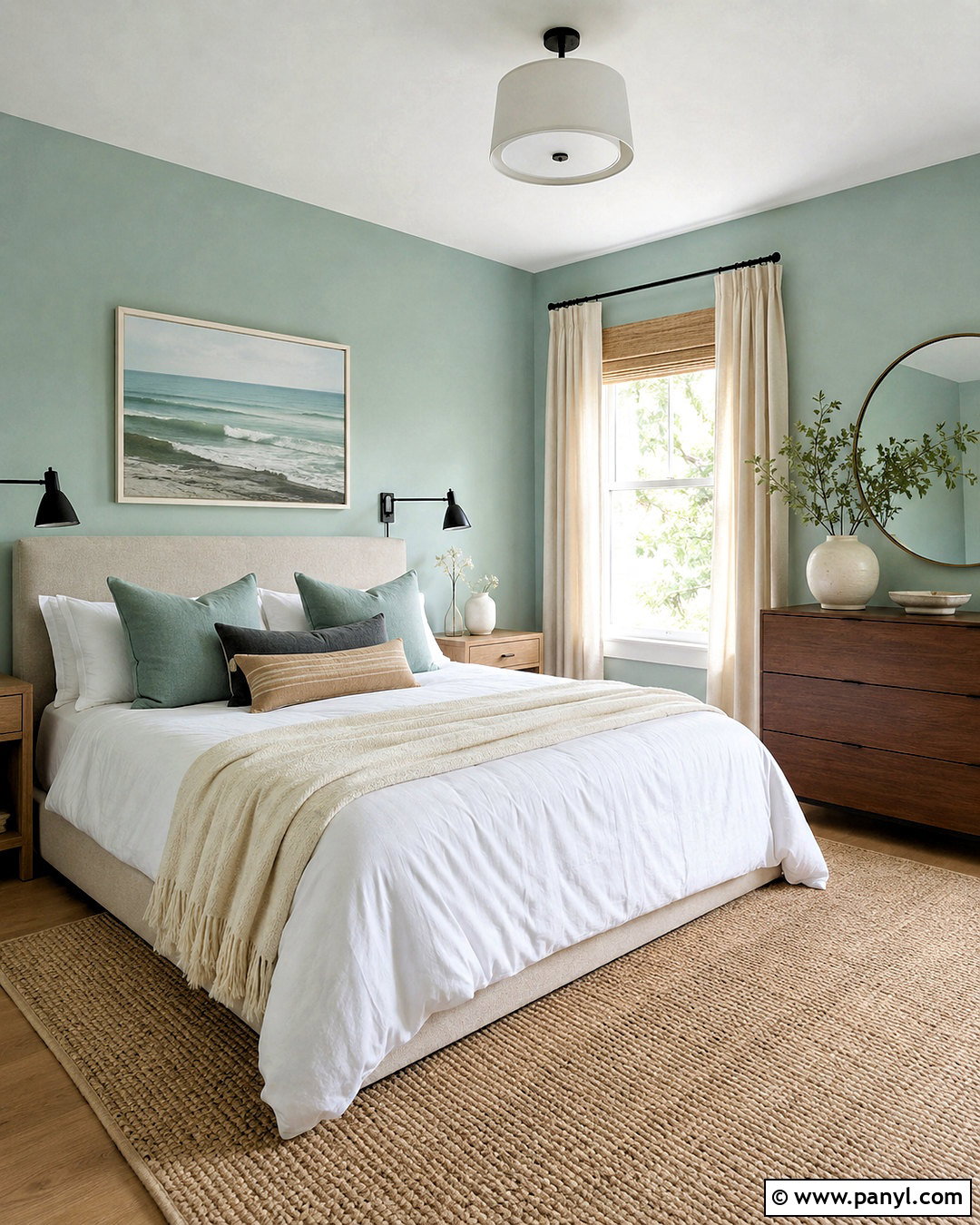 Seafoam Green Bedroom - 20 pastel room colors