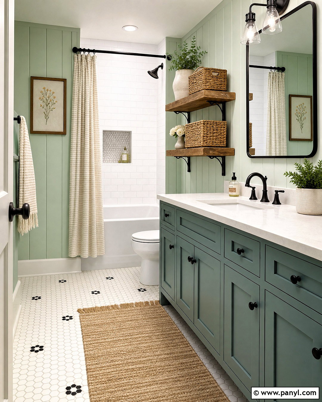 Seafoam Green Farmhouse Bathroom - 20 seafoam green bathroom ideas