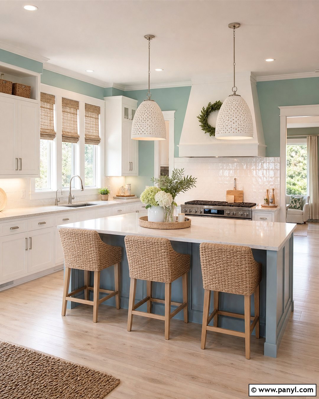 Seafoam Green Kitchen Walls - 35 Paint Colors For Kitchen Walls