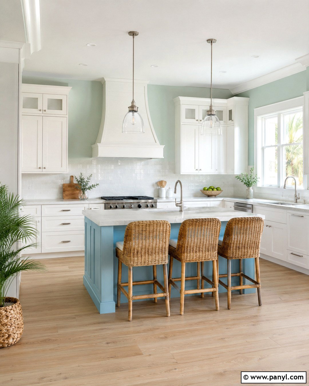 Seafoam Green Kitchen Walls - 20 Best Green Color For Kitchen Walls
