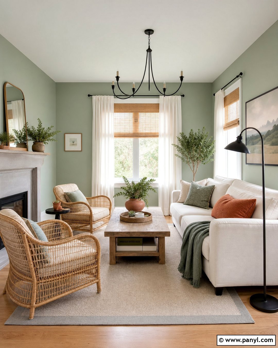 Seafoam Green Living Room Walls - 25 Wall Colors Living Room Ideas