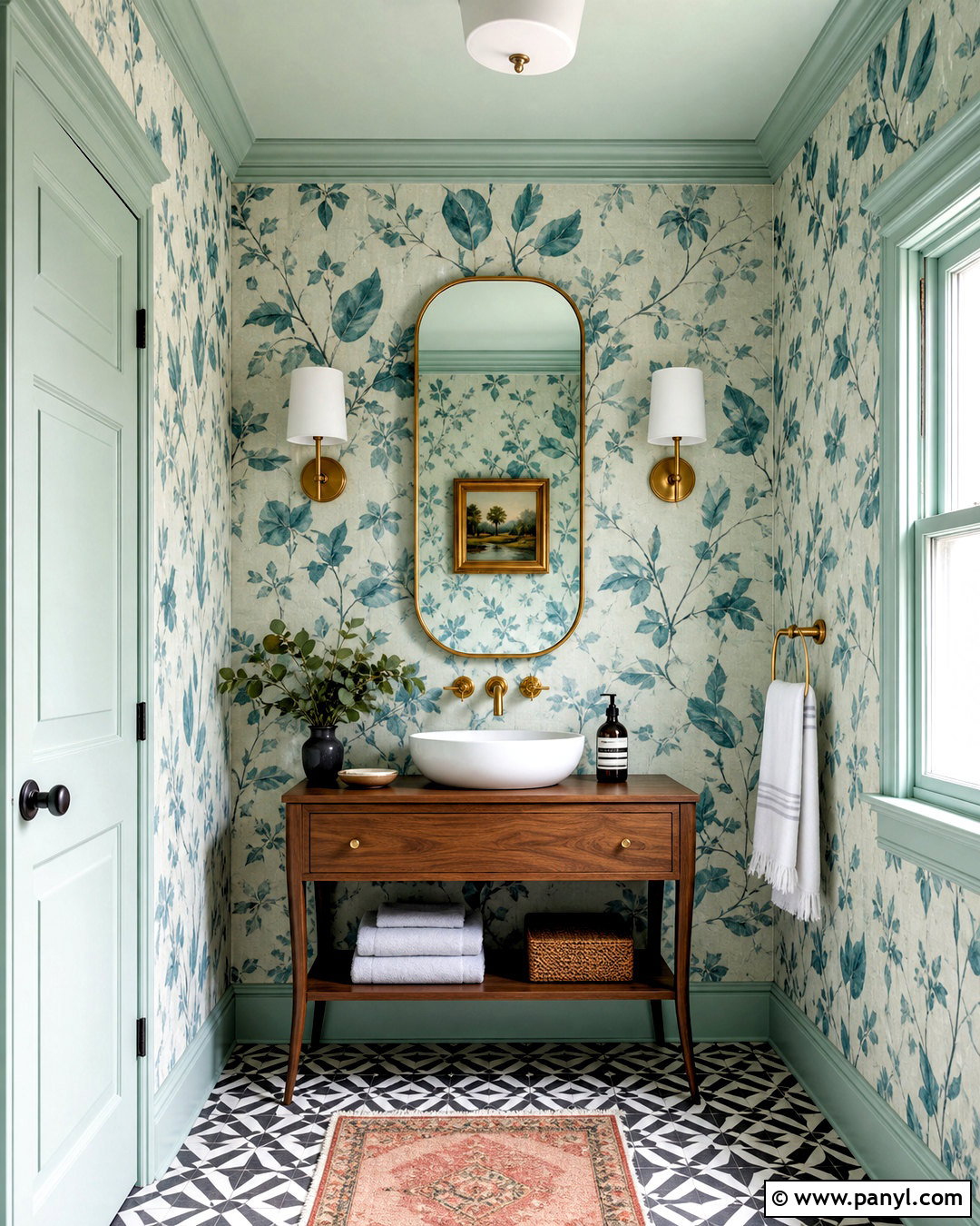 Seafoam Green Powder Room - 20 seafoam green bathroom ideas