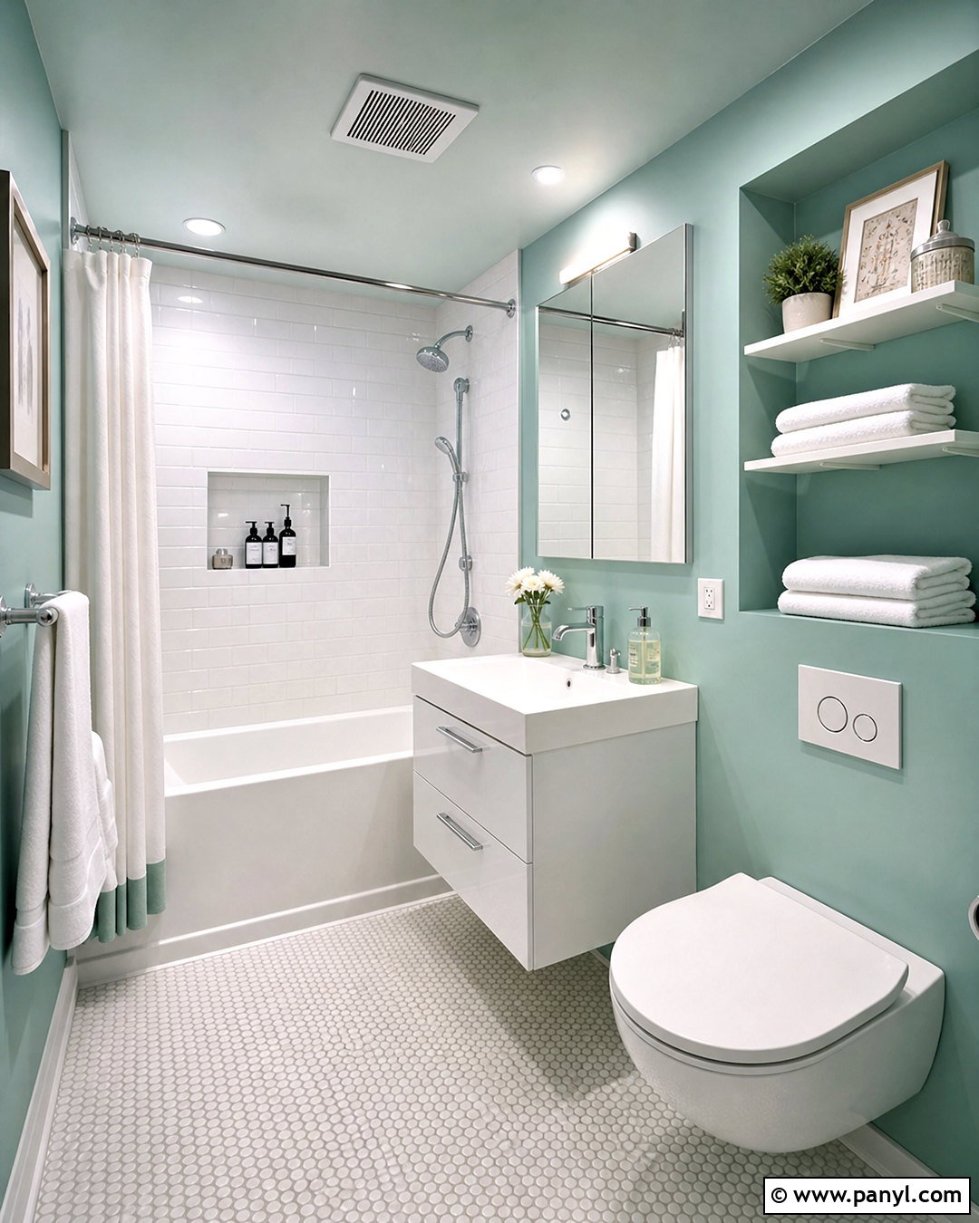Seafoam Green Small Bathroom - 20 seafoam green bathroom ideas