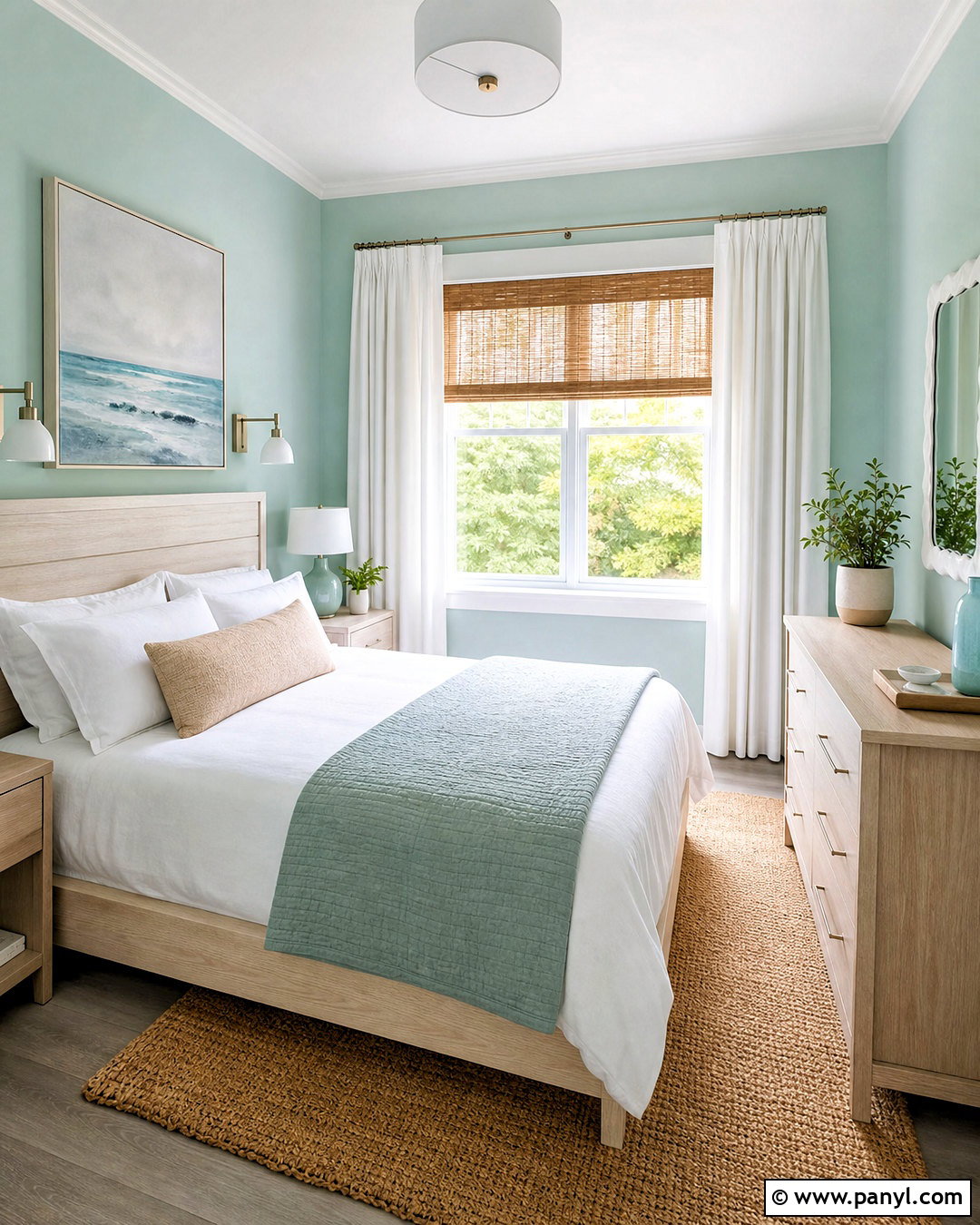 Seafoam Green Small Bedroom - 20 bedroom paint ideas for small rooms