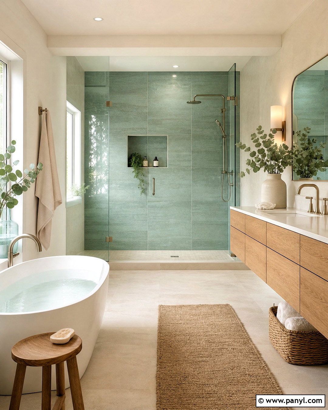Seafoam Green Spa Bathroom - 20 seafoam green bathroom ideas