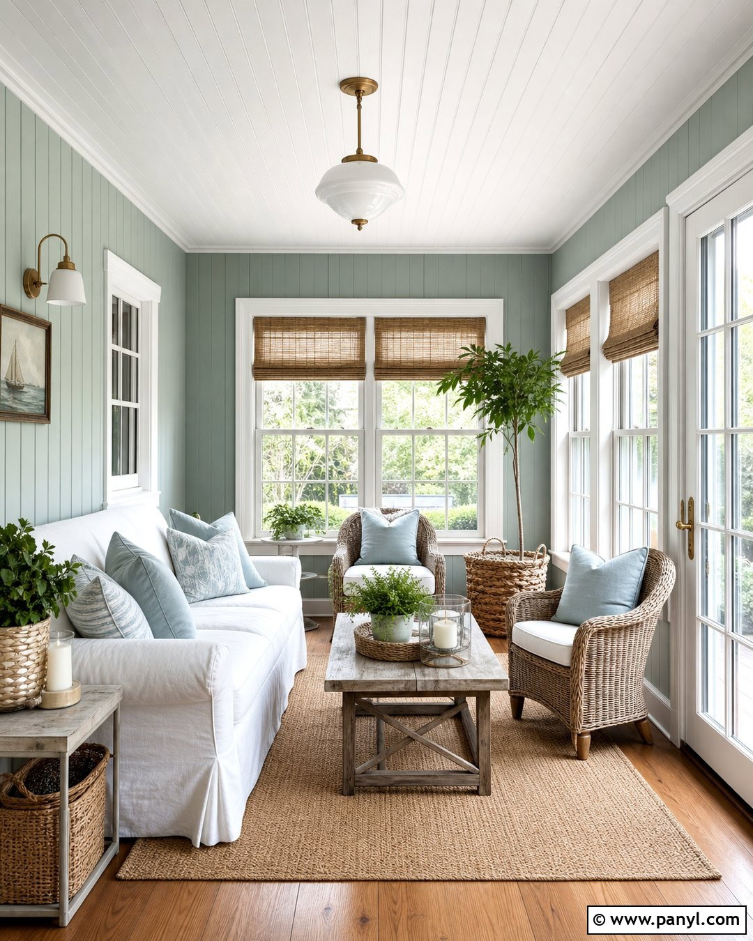 Seafoam Green Sunroom Walls - 30 sunroom wall colors
