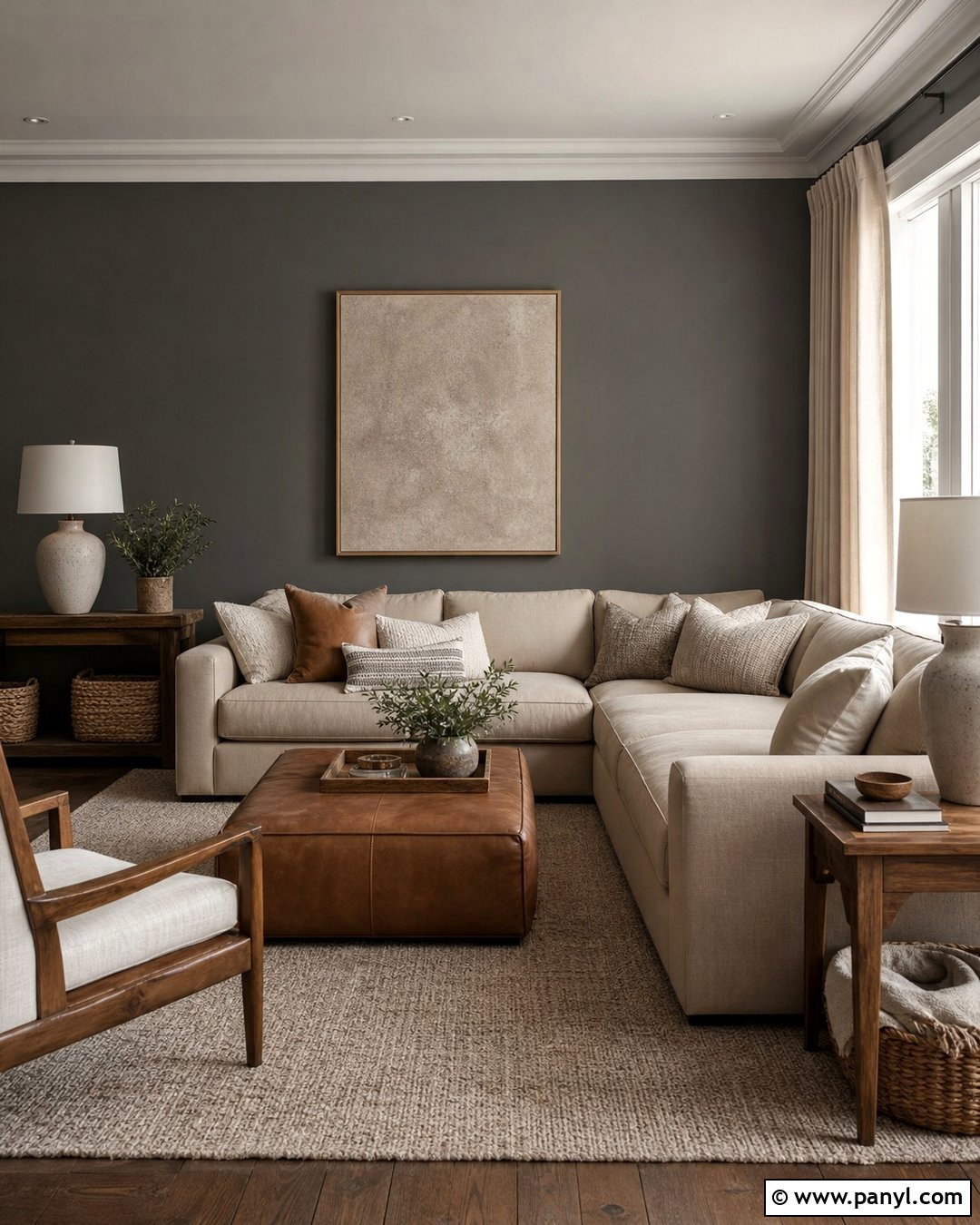 Seal Gray And Beige Living Room - 25 Seal Gray Paint Wall Colors