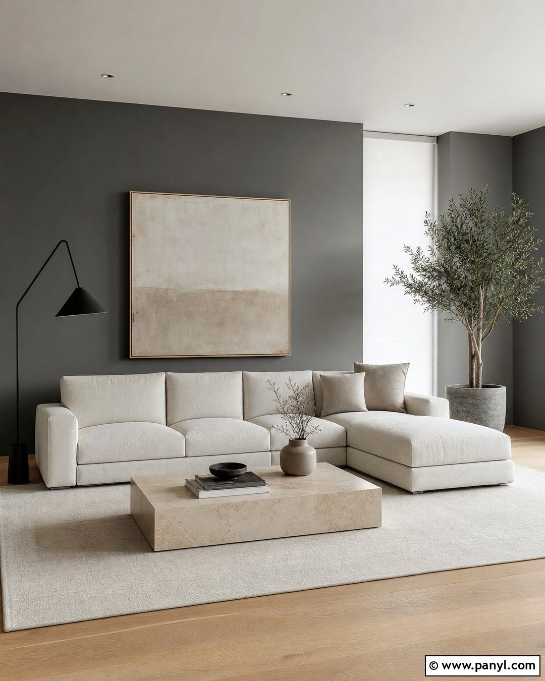 Seal Gray Minimalist Living Room - 25 Seal Gray Paint Wall Colors