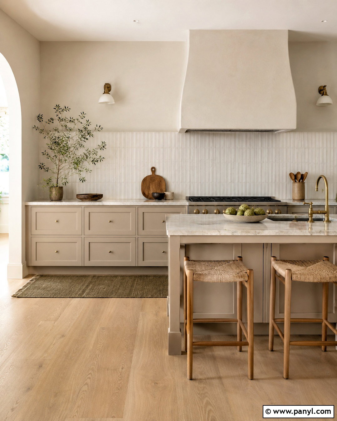 Seapearl Walls With Revere Pewter Cabinets - 20 Wall Color For Revere Pewter Cabinets