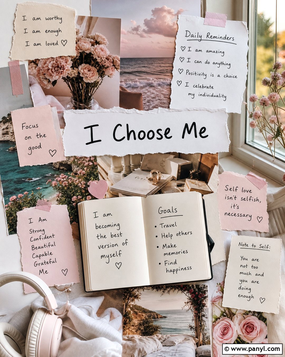 Self Love Collage I Choose Me Wallpaper - 25 I Choose Me Wallpaper Ideas