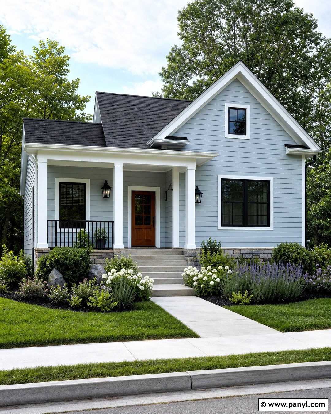 Serenely Exterior With White Trim - 20 serenely sherwin williams ideas