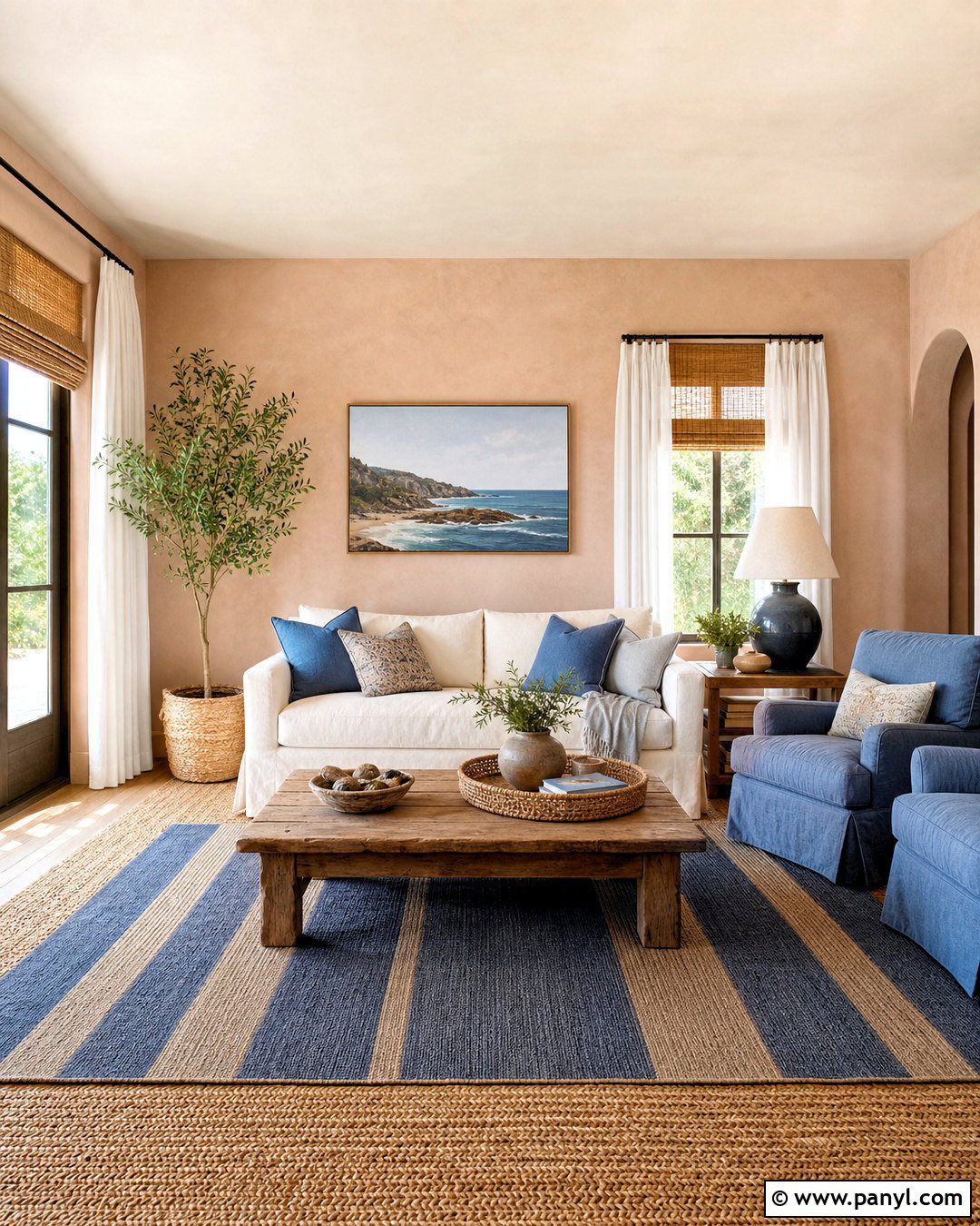 Setting Plaster Coastal Living Room - 20 setting plaster living room ideas