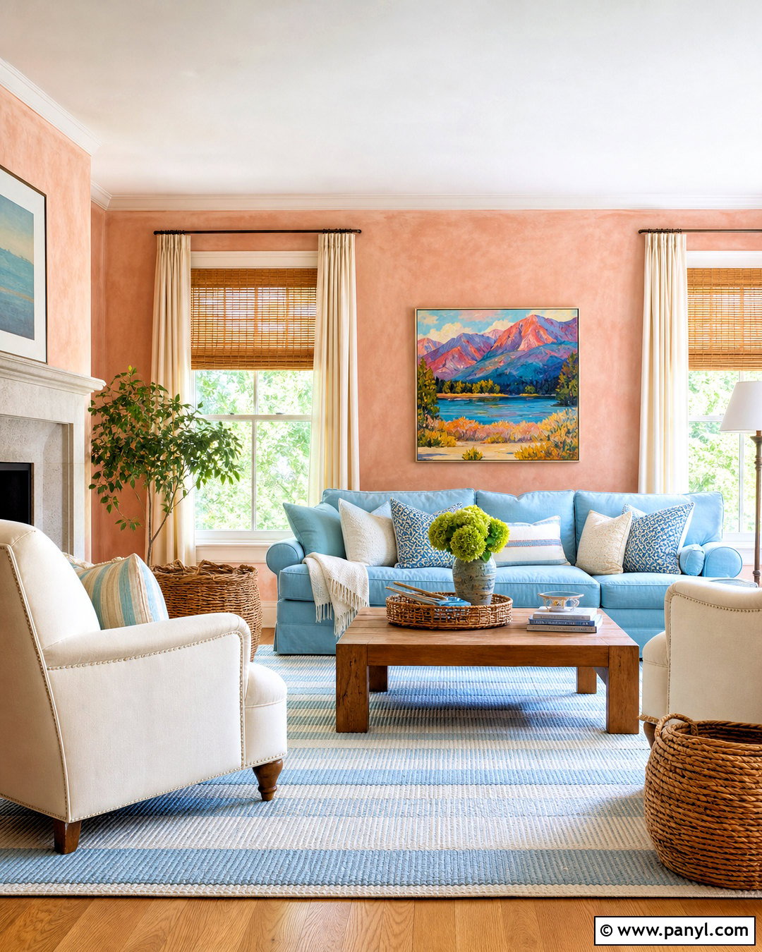 Setting Plaster Living Room With Light Blue - 20 setting plaster living room ideas