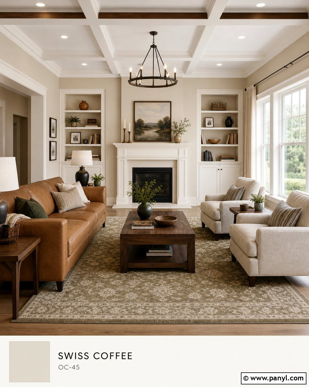 Shaker Beige With Swiss Coffee - 45 swiss coffee coordinating colors