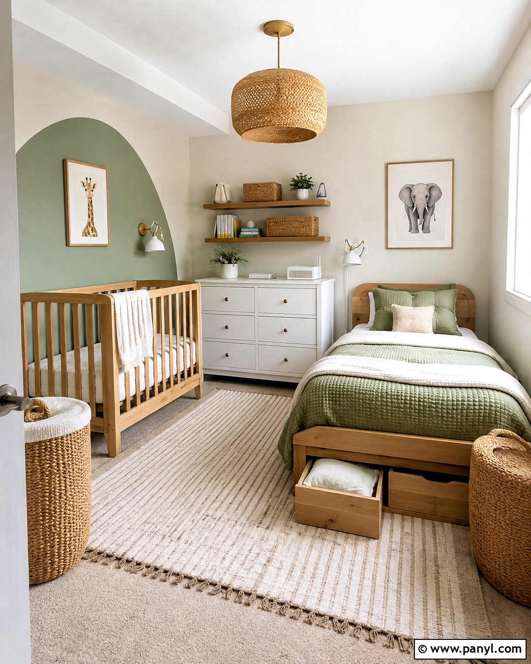 Shared Bedroom Nursery Room - 20 nursery room design ideas
