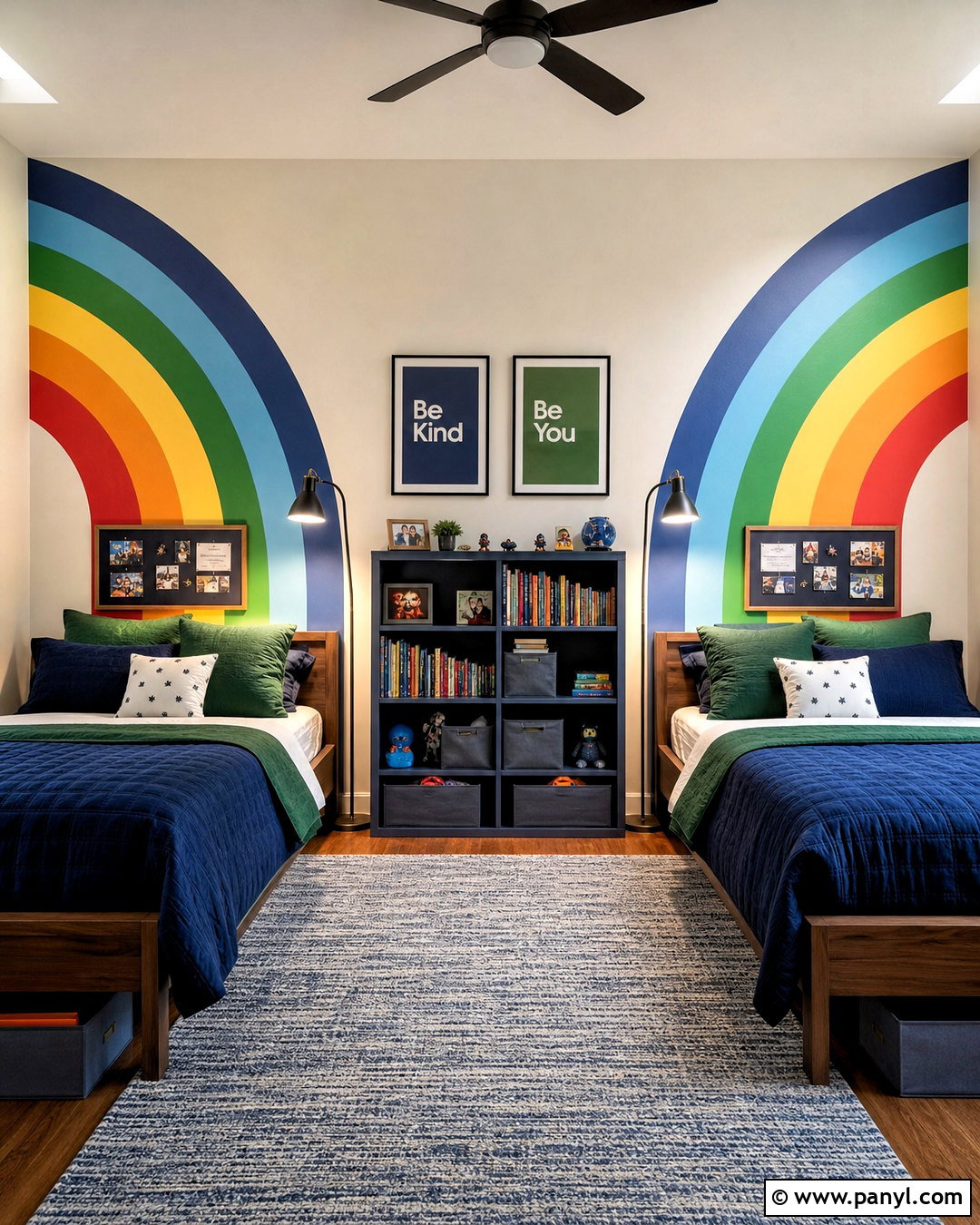 Shared Rainbow Boys Room - 20 rainbow boys room ideas