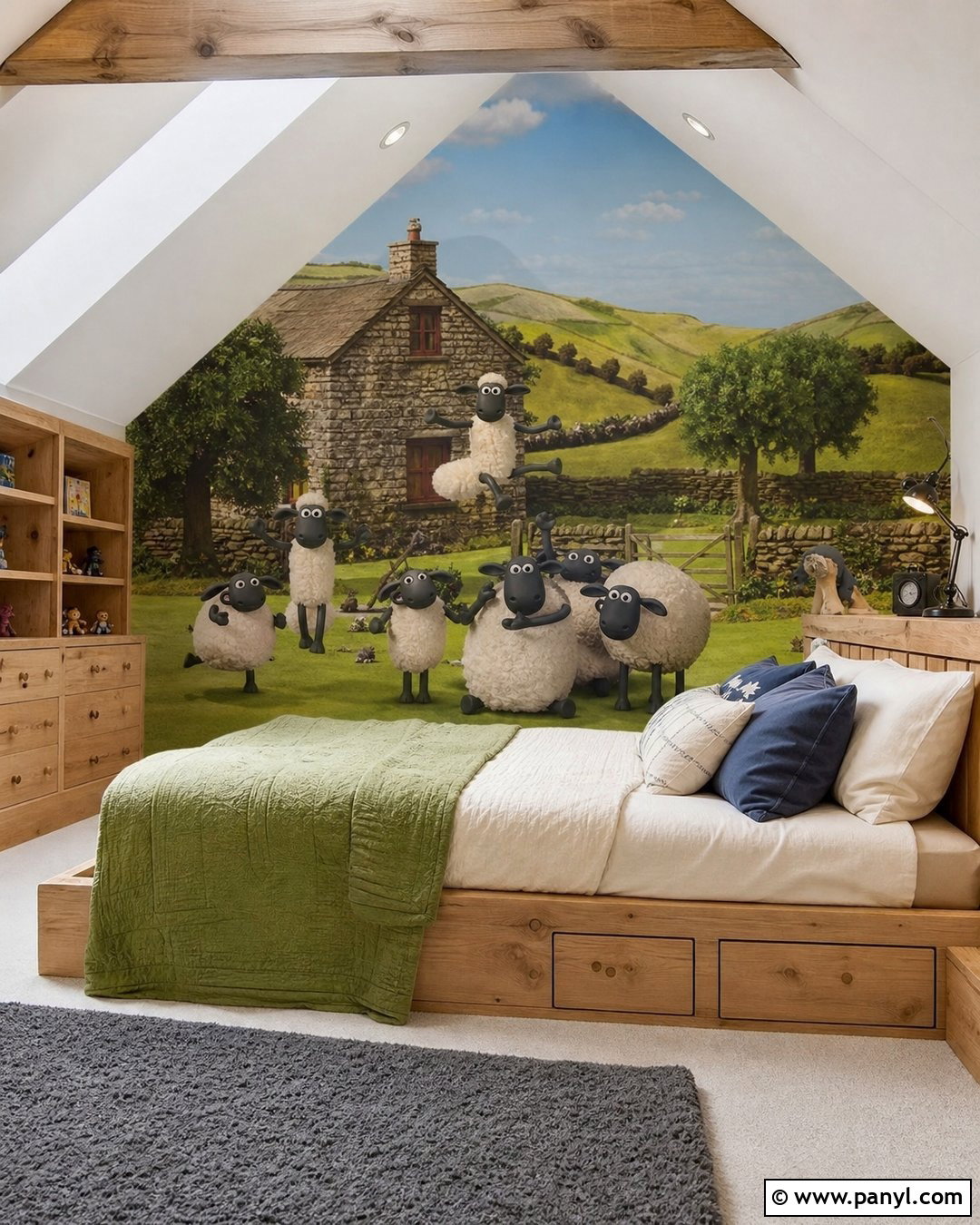 Shaun The Sheep Wallpaper Attic Bedroom - 25 Shun The Sheep Wallpaper Ideas