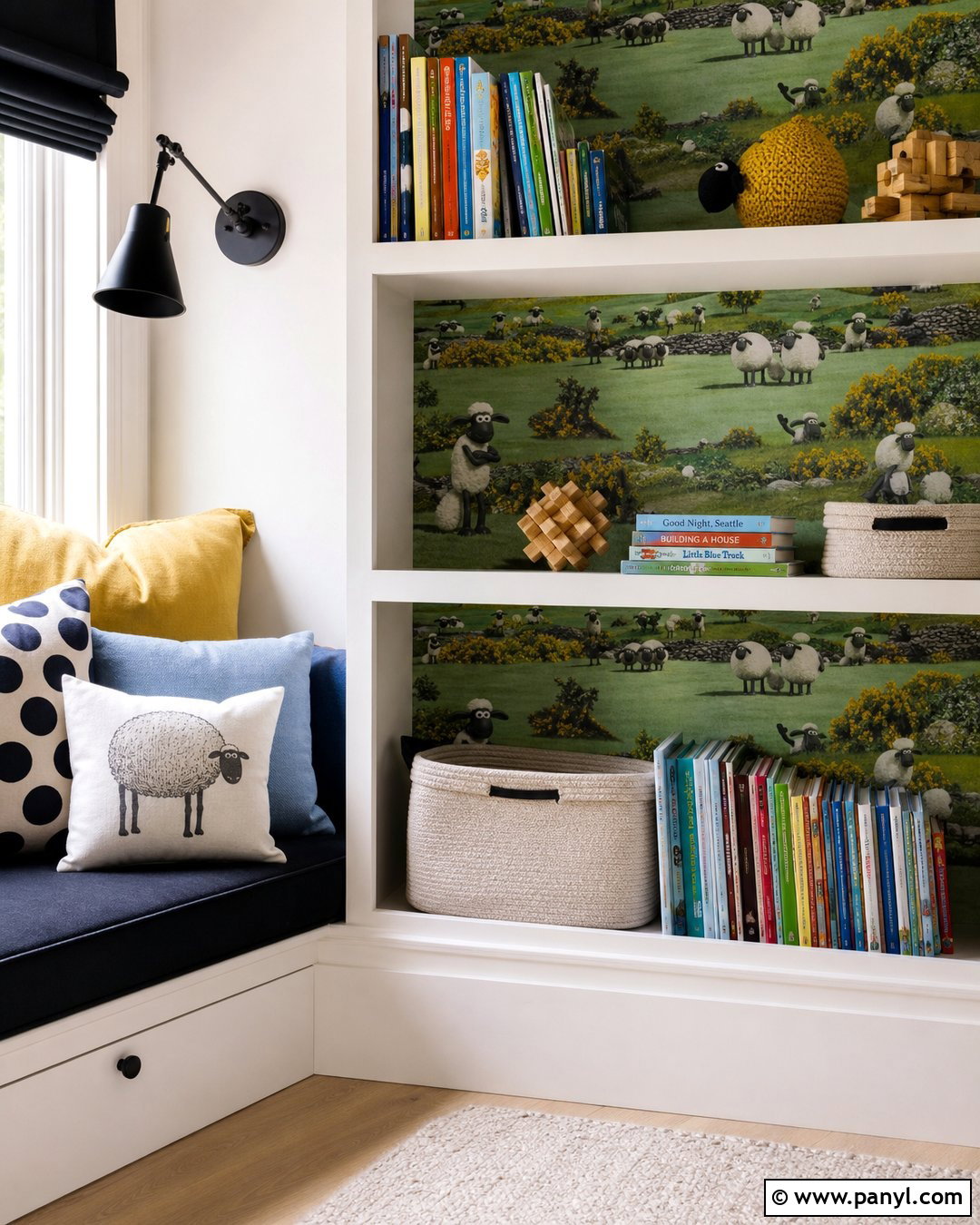 Shaun The Sheep Wallpaper Behind Shelves - 25 Shun The Sheep Wallpaper Ideas