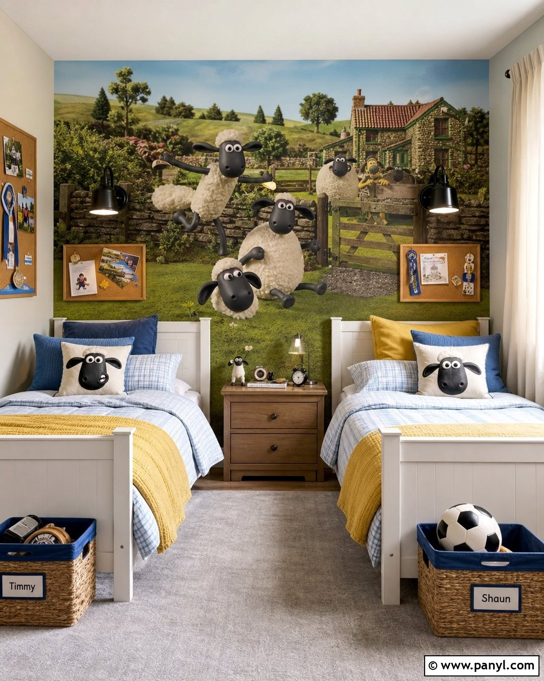 Shaun The Sheep Wallpaper Shared Bedroom - 25 Shun The Sheep Wallpaper Ideas