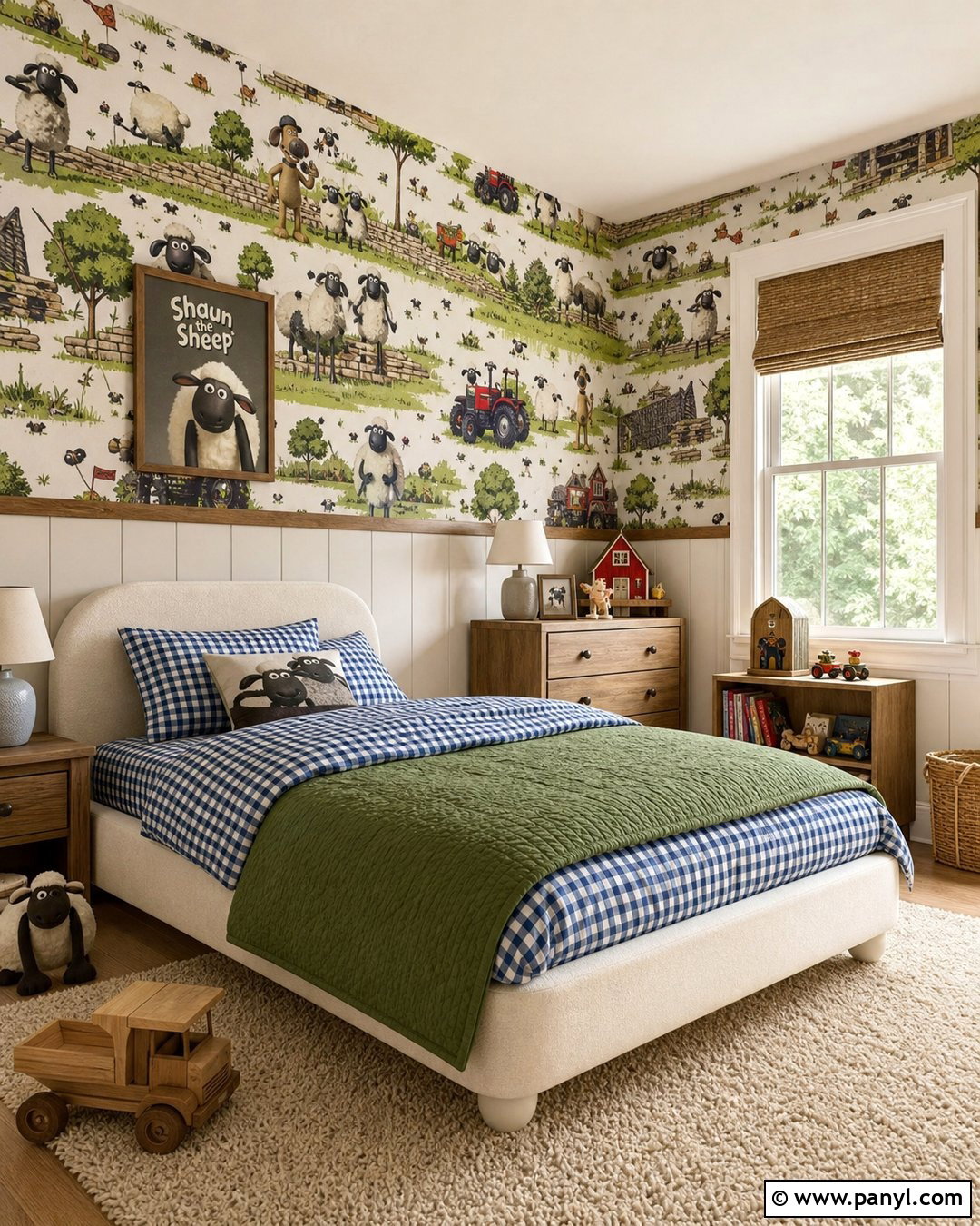 Shaun The Sheep Wallpaper With Wall Paneling - 25 Shun The Sheep Wallpaper Ideas
