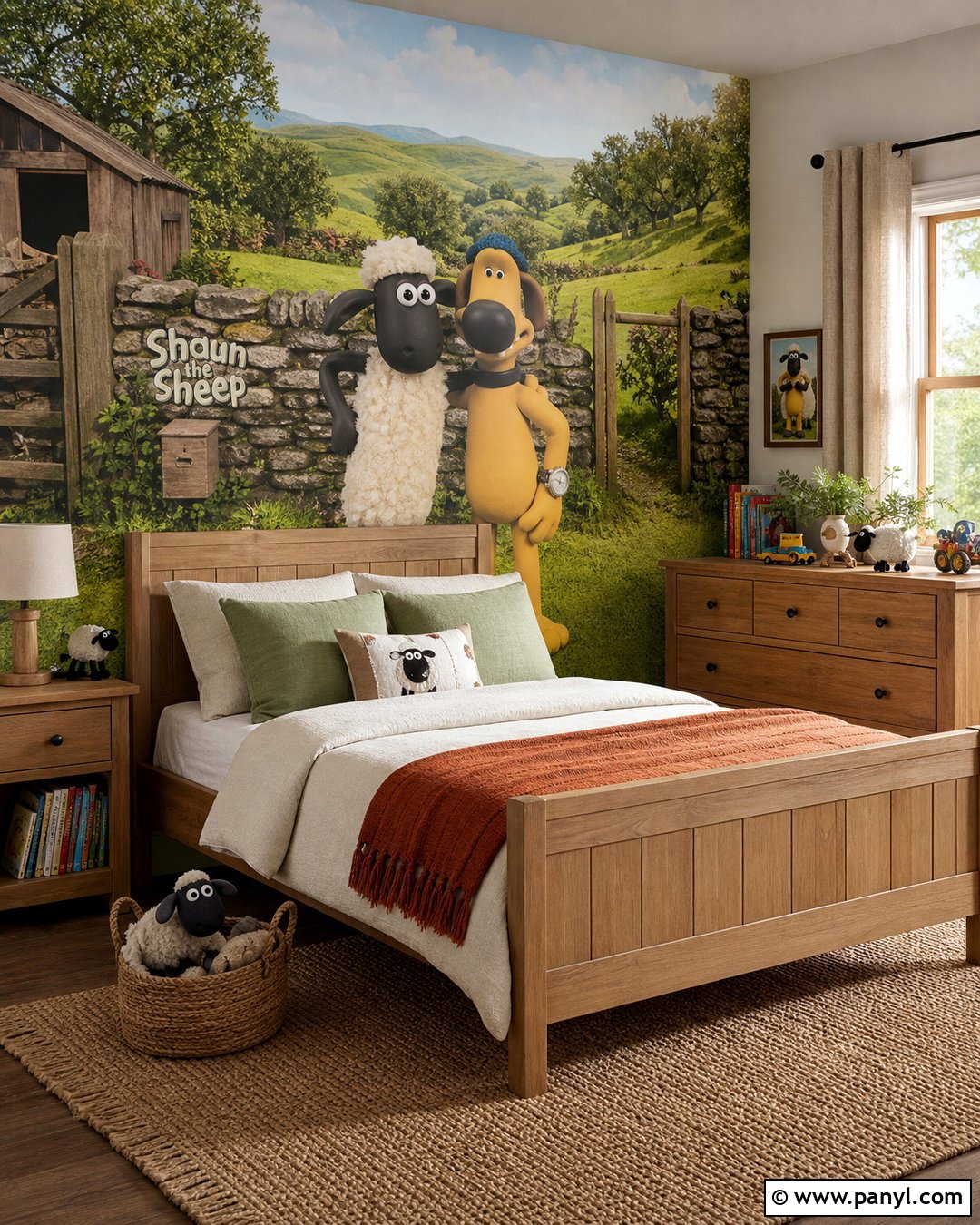 Shaun The Sheep Wallpaper With Wood Furniture - 25 Shun The Sheep Wallpaper Ideas