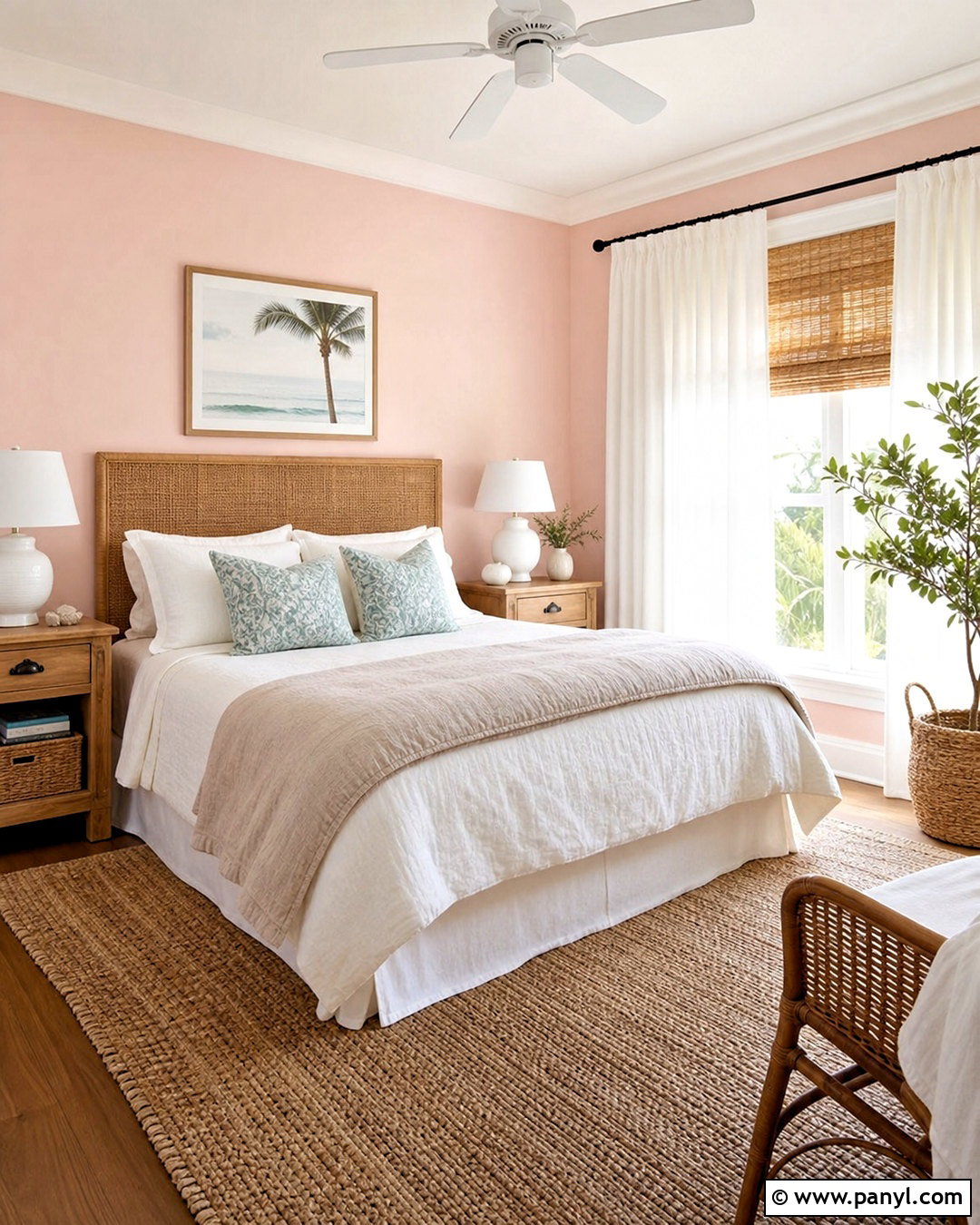 Shell Pink Paint Color - 20 beachy paint colors