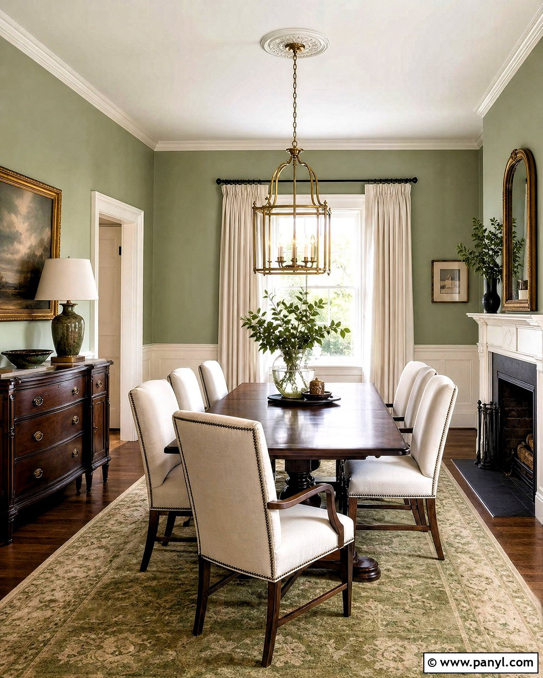 Sheraton Sage SW 0014 Dining Room - 20 sw sage green paint colors