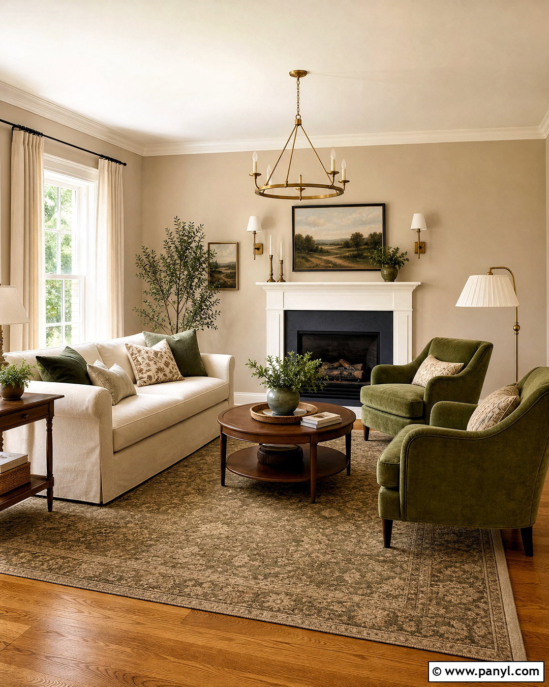 Sherwin-Williams Accessible Beige Living Room - 20 sherwin williams living room colors